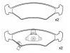 тормозная кладка Brake Pad Set:0K2A2-33-23Z