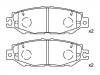 тормозная кладка Brake Pad Set:04466-50060