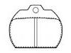 тормозная кладка Brake Pad Set:111 698 151 B