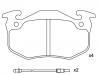 тормозная кладка Brake Pad Set:77 01 202 213