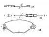 тормозная кладка Brake Pad Set:4252.15