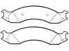 тормозная кладка Brake Pad Set:F2UZ-2001-A